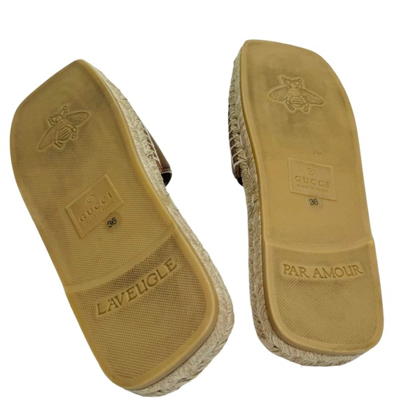 Gucci Interlocking Espadrilles - Picture 6 of 7